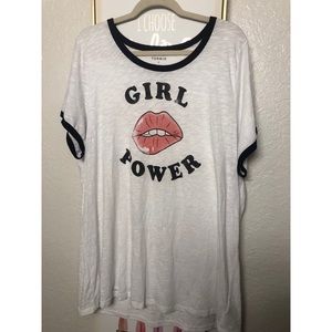 Torrid Graphic Ringer Tee